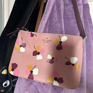 Brand new pink flower Kate Spade purse